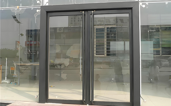 西固玻璃地弹门